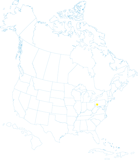 CentiMark locations map · North America