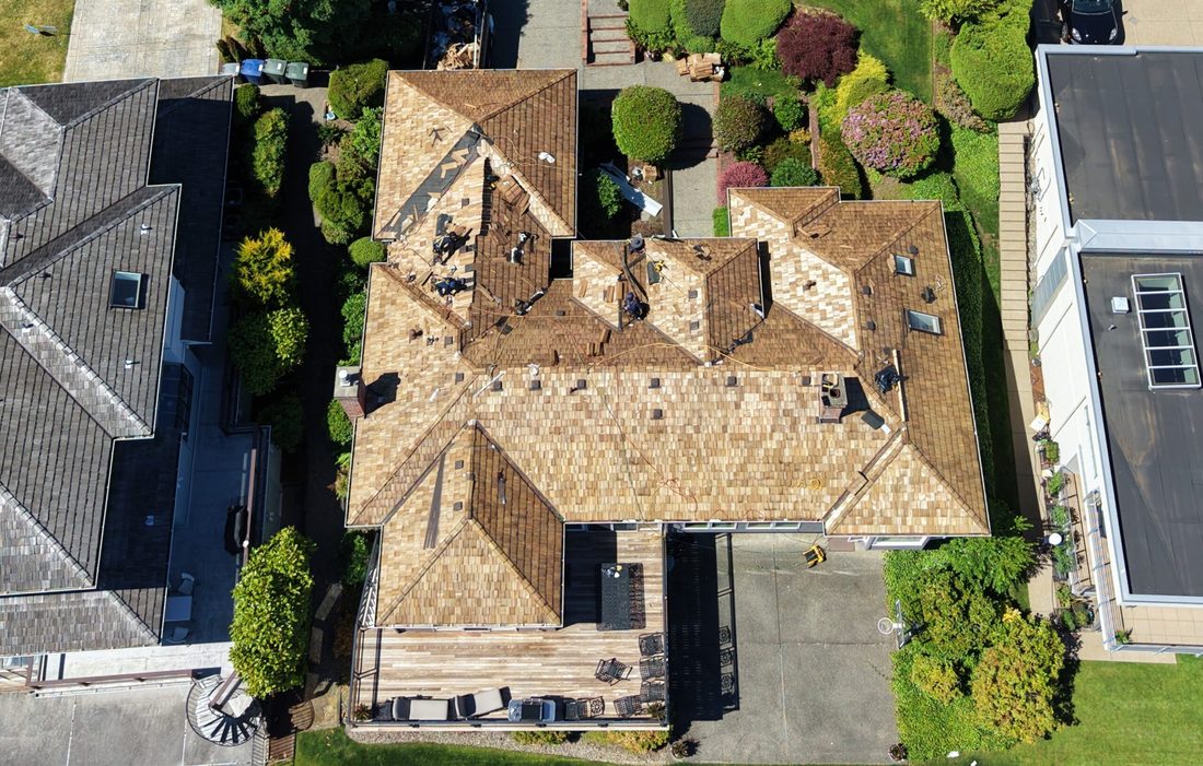Shake re-roof