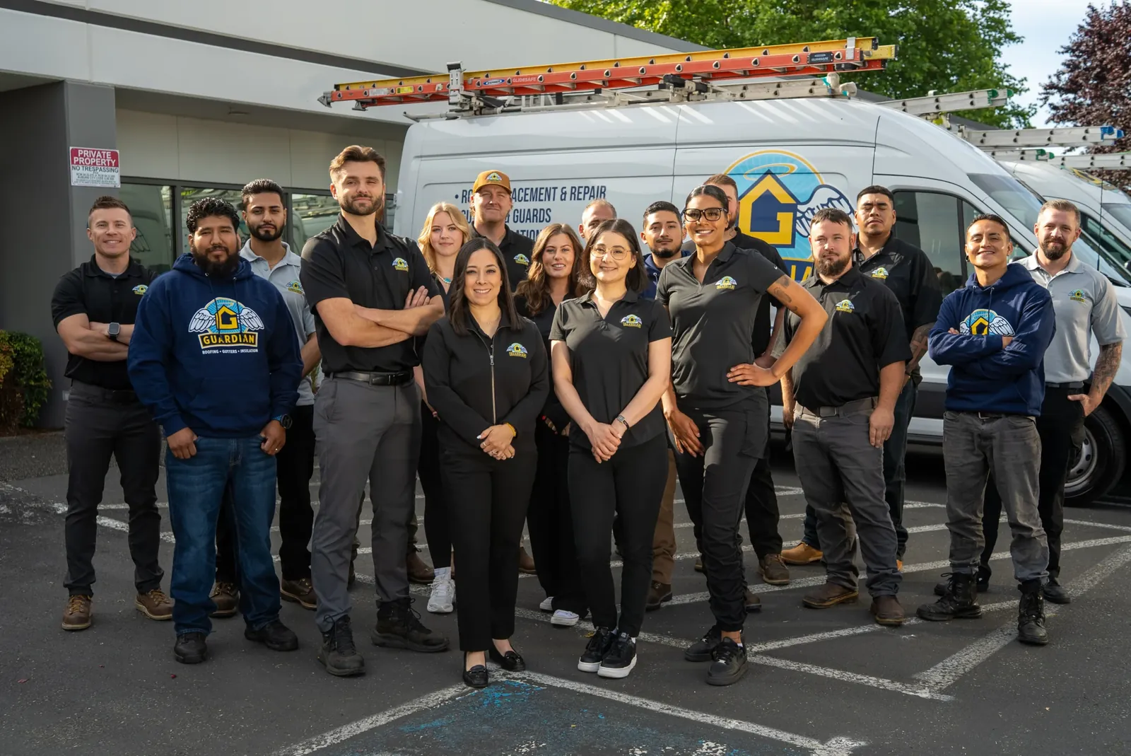 The Guardian Roofing team