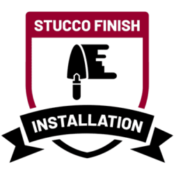 Stucco-finish installation
