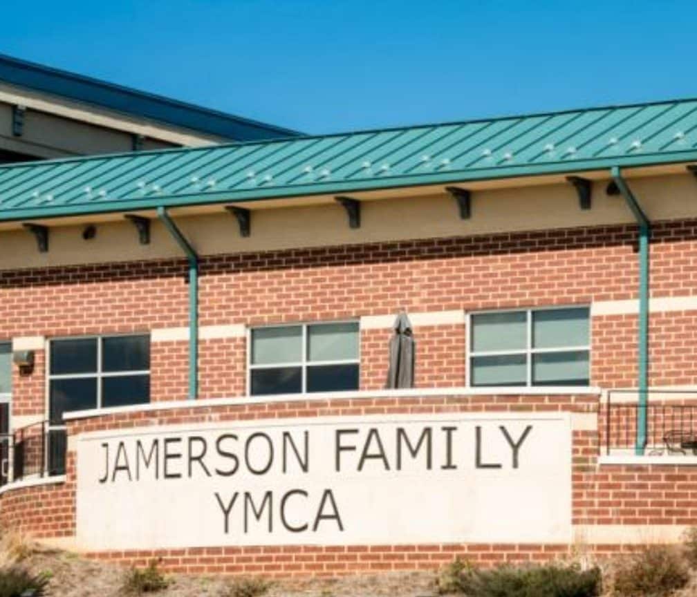 Outside entrance of the Jamerson family ymca