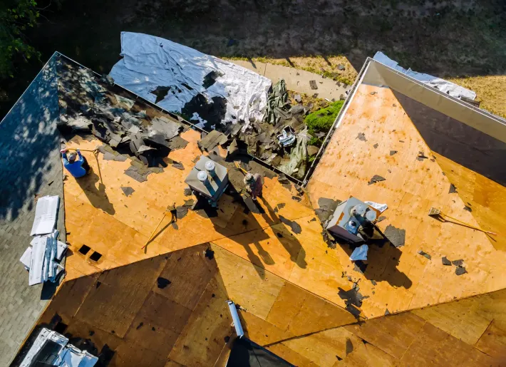 Emergency roof repair