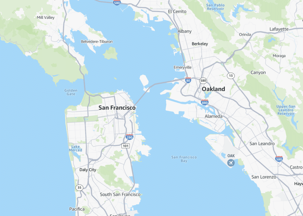 AWS basemap