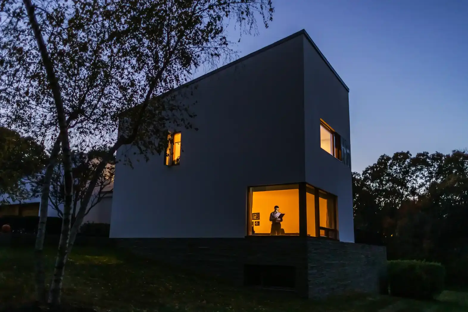 Venture home at dusk
