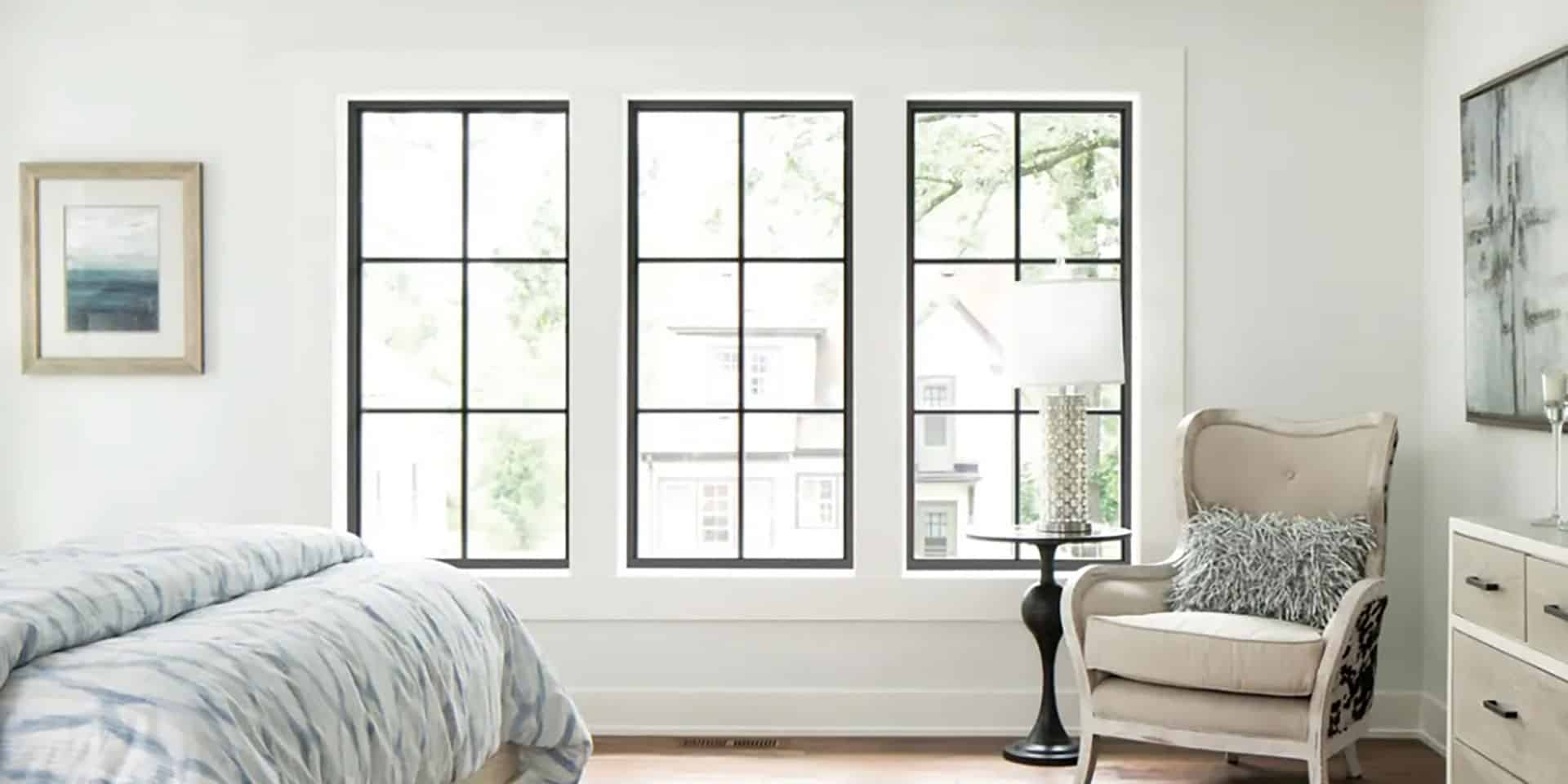 Aluminum window frames